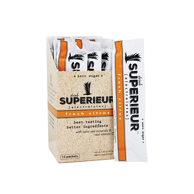 Superieur Electrolytes Fresh Citrus Packets